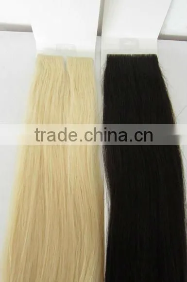 full head 40pcs Pu Skin Tape weft (hair extensions)