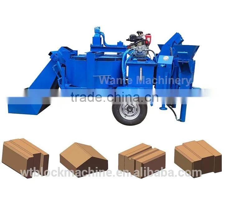 WT2-20M compressed earth block machine,earth brick press machine