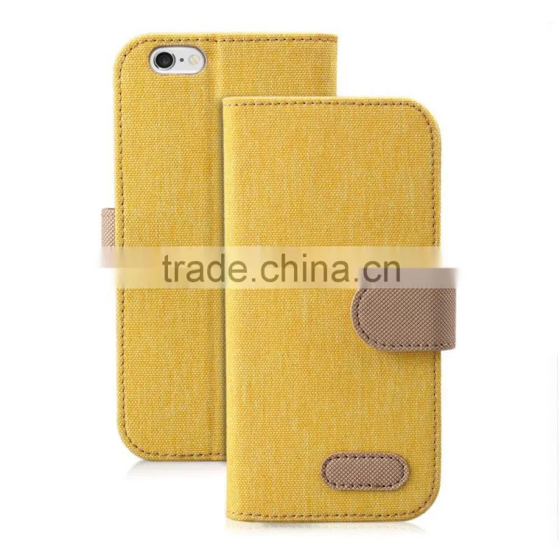New superior quality Canvas Cell Phone Case for iphone 6