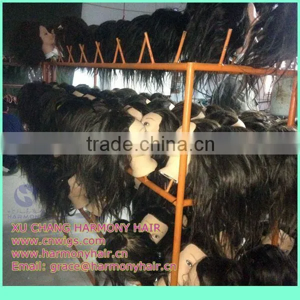 HARMONY STOCK 100% human hair hair styling heads for practice