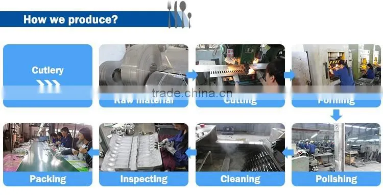 Alibaba hot selling geometric lines fork knife stainless steel spoon rest