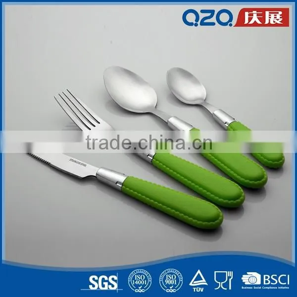 Antiskid easy to clean exquisite anti-scald kitchen knife fork spoon