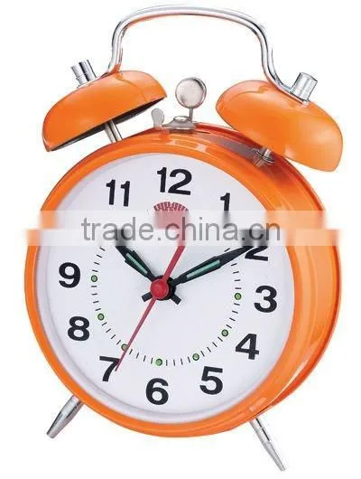 4 inches metal case mechanical alarm clock