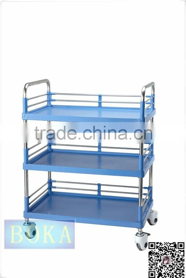 BK816 New Cart Trolley Tray Doctor Dentist Medical Utility Trolly