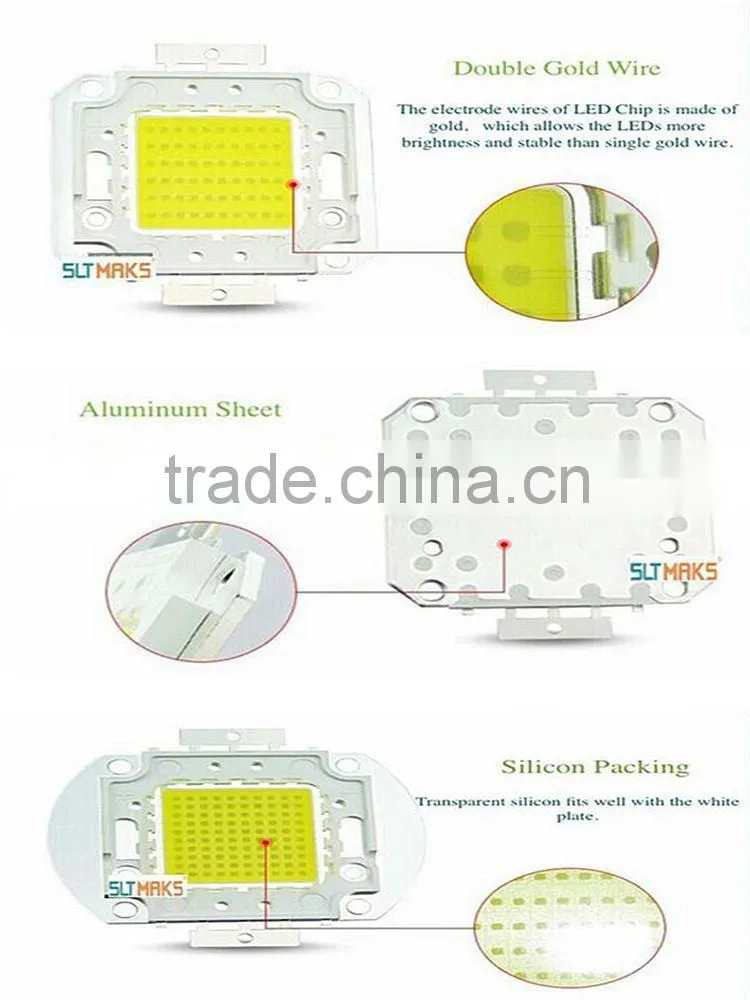 high brightness Bridgelux 45mil 20w LED Chips with 5 years warranty