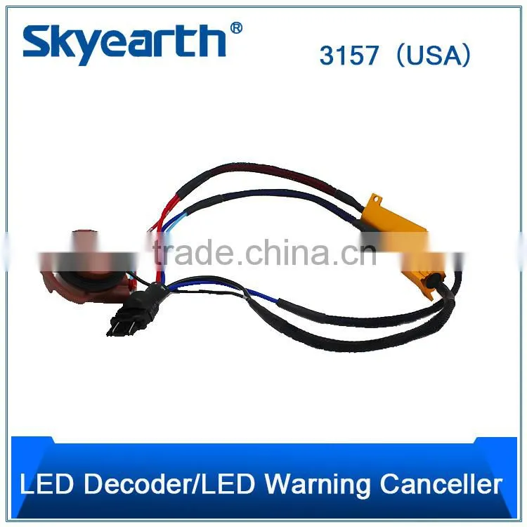 LED Decoder for 3157 Turn Signal Light Anti Hyper Blinking No Error Adapters