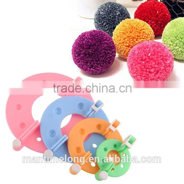 wool pompon device pompon maker weaving tools
