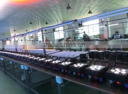 12x18W 6 IN 1 IR Remote control LED slim par 64 can