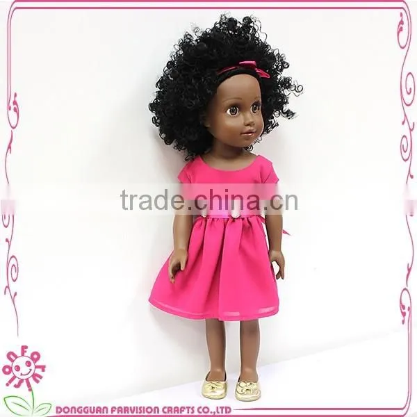 18 inch full vinyl brown black vinyl dolls
