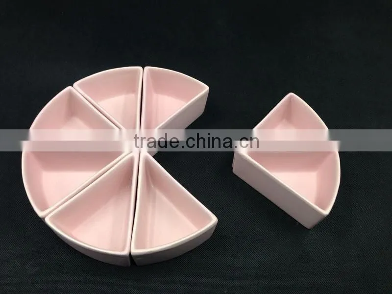 Triangle ceramic Plate Dish,Plate Dish,ceramic Plate Dish,ceramic Plate
