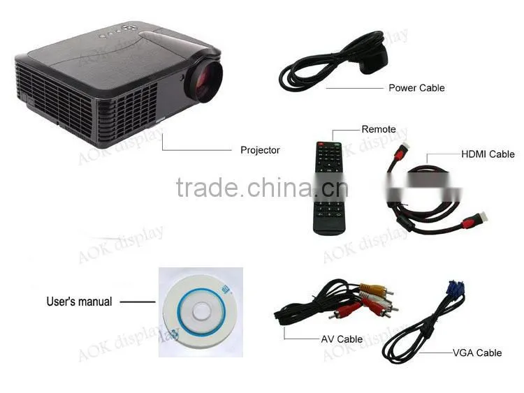 Built-in Wifi Android4.2 System 4200 Lumens For Home Cinema Theater Games Education Business Party Meeting With USB TV HDMI
