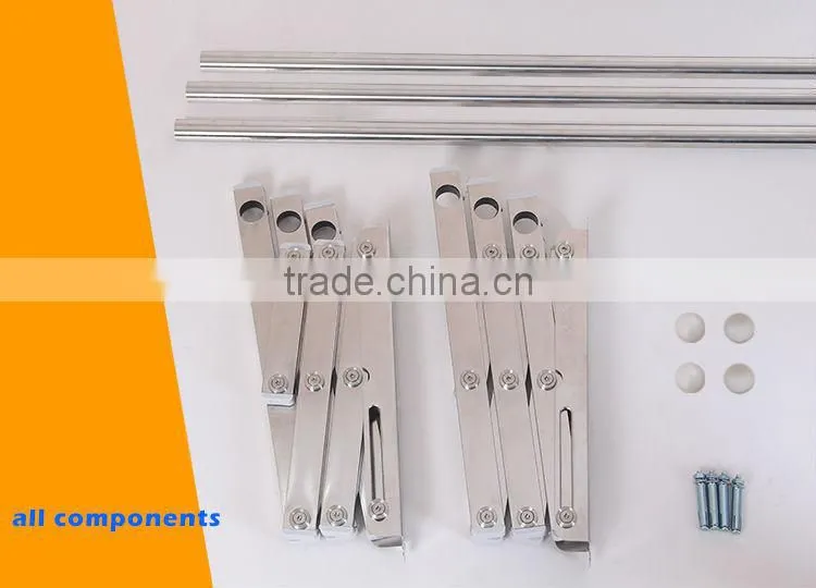 Hot sale! stainless steel/ metal chrome heavy duty clothes rack