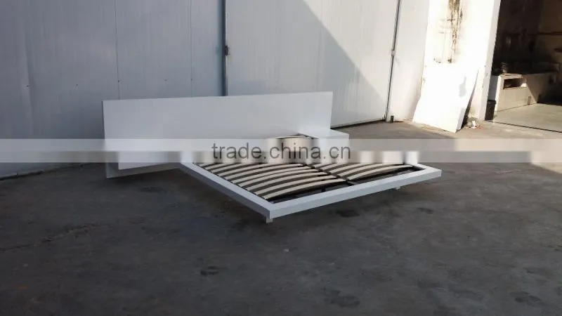 high gloss white bedroom set new design