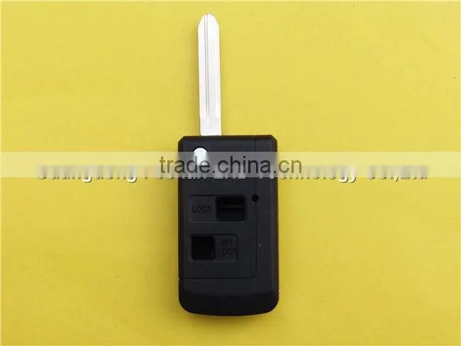 Free Shipping Toyota 2 buttons modified folding remote key case