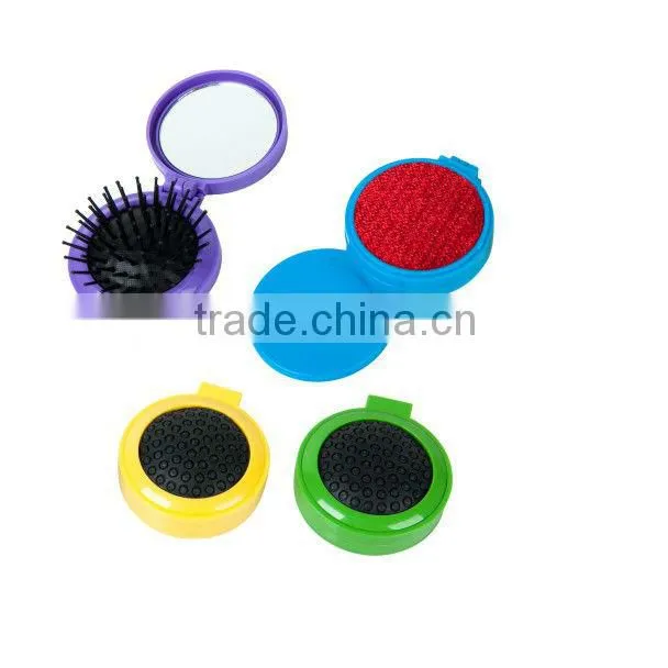 Plastic colorfull handle hair brush