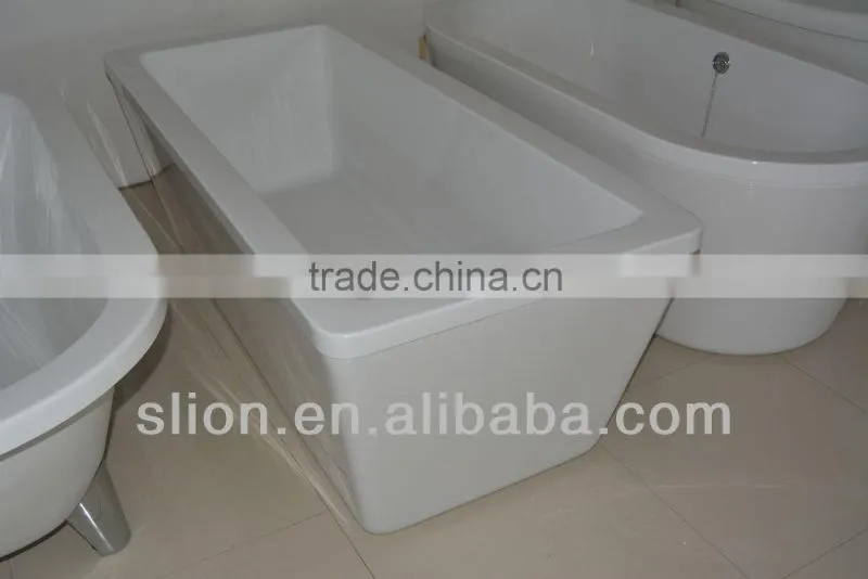 European Style Bathtub Square Freestanding Bathtub Made in China