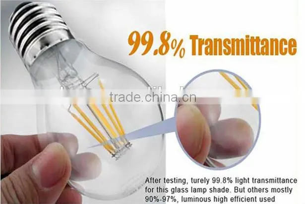 edison led bulb filament 6w CE ROHS A60 china manufacturer