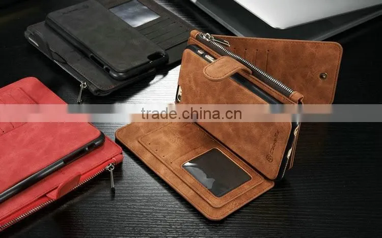 Leather Wallet Phone Cover Combo For Iphone 6/6s