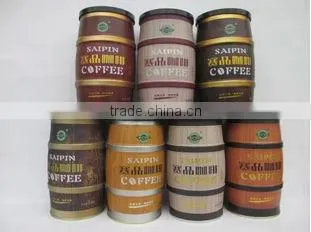 2014 new style metal column coffee tin box
