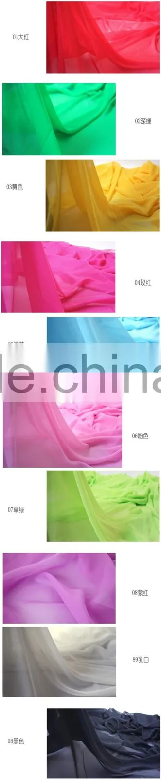 75D 100% Polyester Cheap Women Printed Dress Fabrics Chiffon