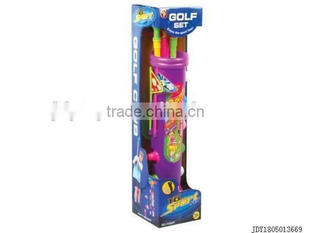 Promotional Plastic Golf Toy set,Fashion Children Golf Play Game Toy,Outdoor Sport Toy