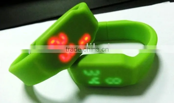 2gb fashion customized bulk led watch usb flash drive