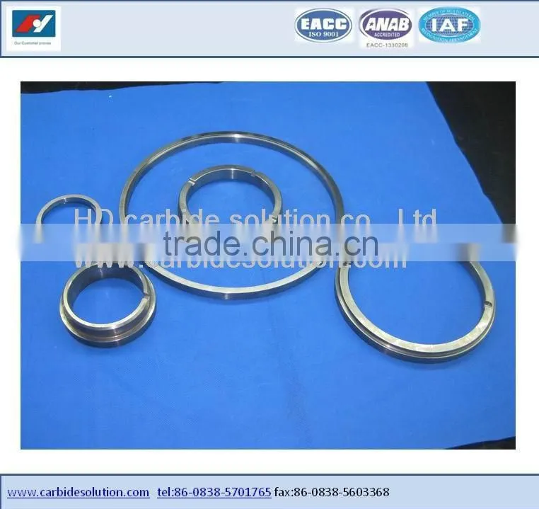 (HD Carbide)High Performance Tungsten Carbide Mechanical Seal Ring For Nuclear Industry