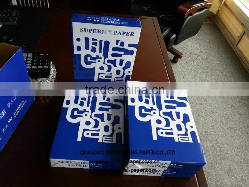 Hot sell Copy paper a4 80gsm/ a4 paper price
