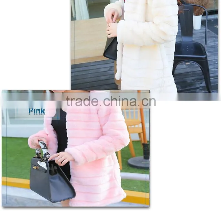 fashion women's clothing faux fur winter coat