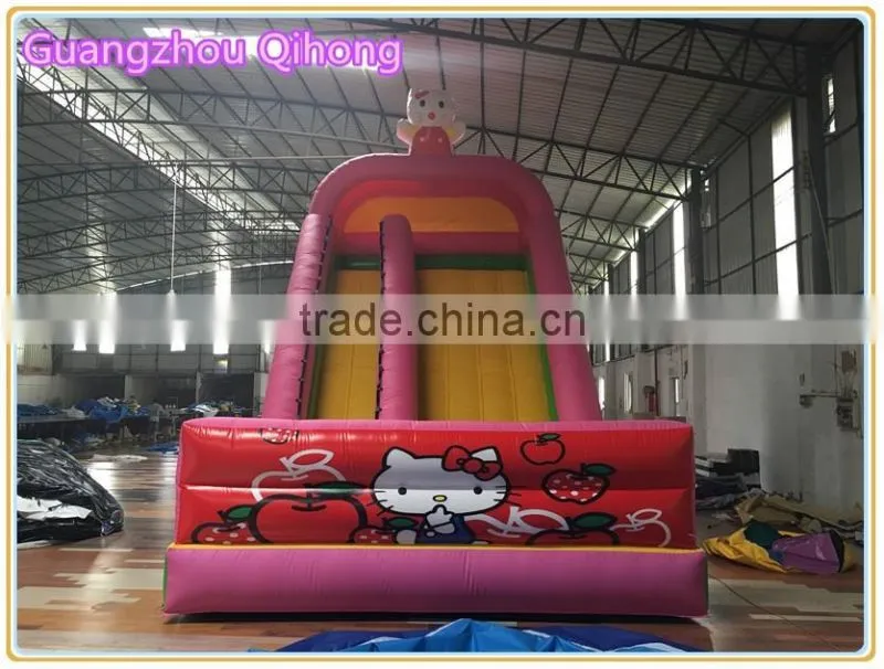 guangzhou inflatable castle bounces and jumping slide for sale