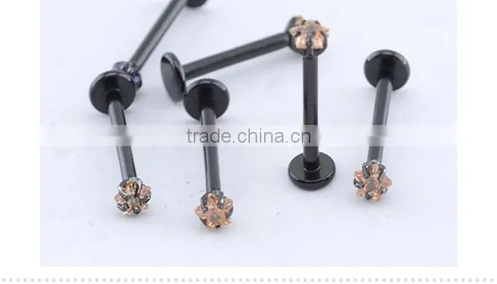 hot sale!Natural colorful magnetic lip piercing