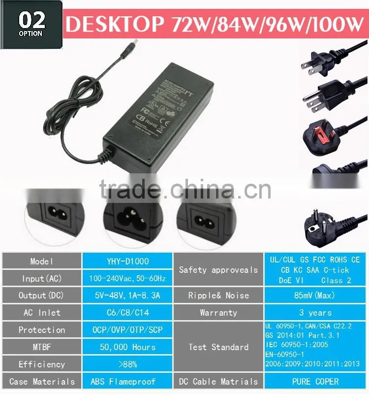 12V 5A YHY-12005000 230v dc power supply