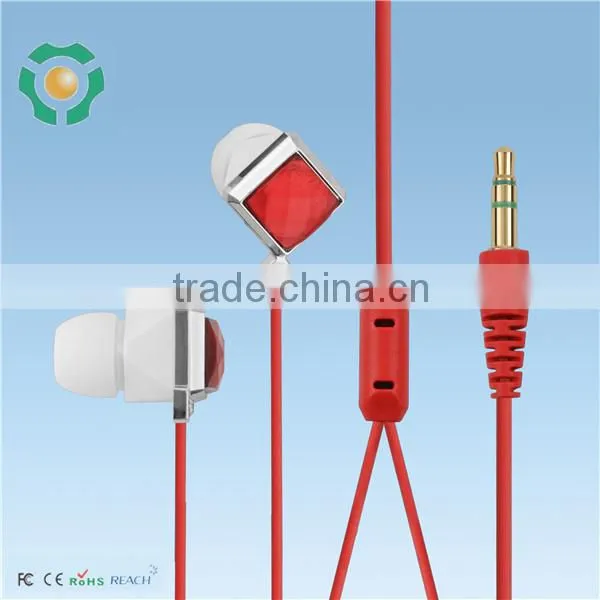 Colorful stereo earphones mp3 headphone, in ear best headphones studio