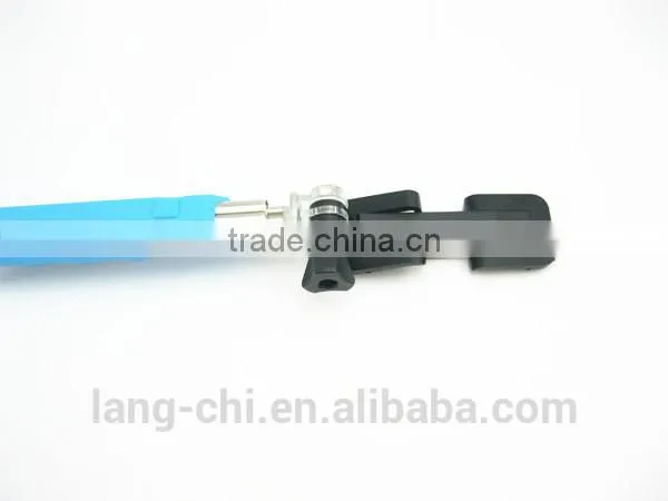 Good quality Selfie stick monopod with E shape clip/Wire