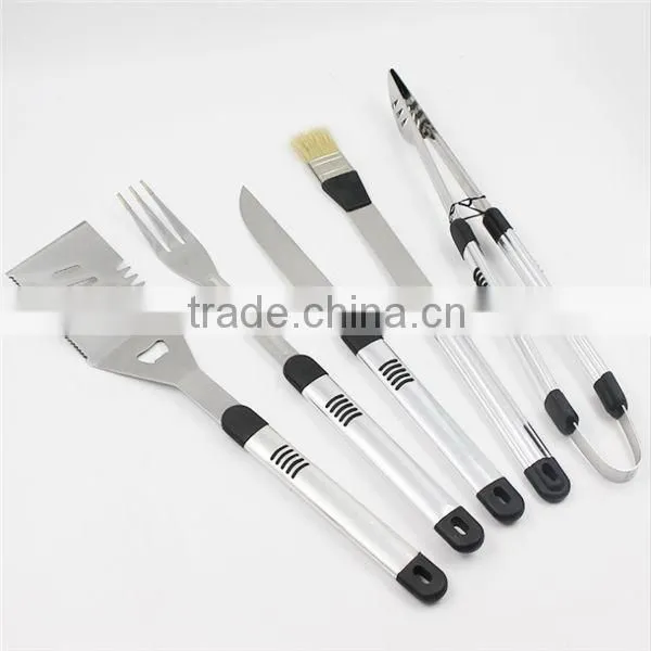 Durable stainless steel bbq tools set