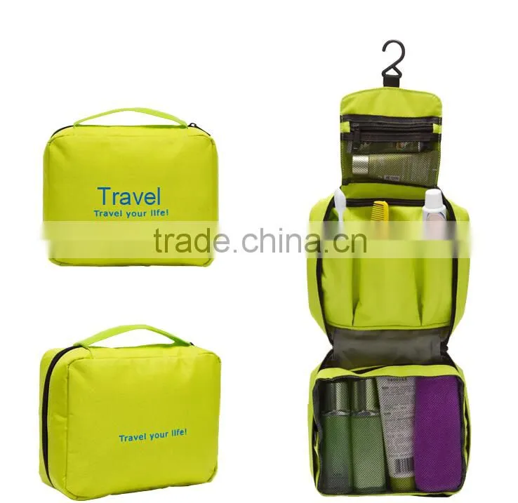 Suitcase Type Large Capacity Travel Bag Hanging Toiletry Bag