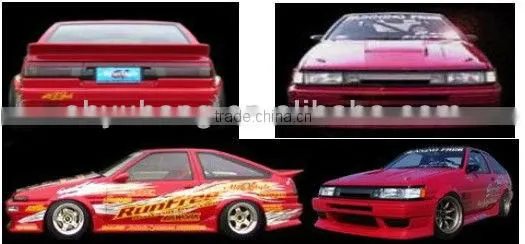 FOR AE86 Levin/Tureno VX Glass Fiber Side Skirt