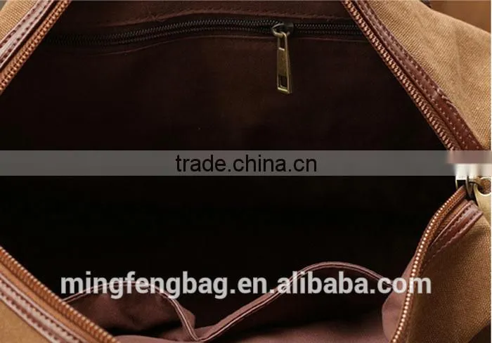 New Men Vintage Canvas School Casual Shoulder Travel Messenger Big Bags