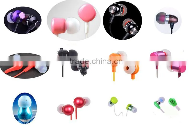 ULDUM brand cheap super bass stereo earphones funky cartoon bulk earbud mp3 earbuds for mobile phone