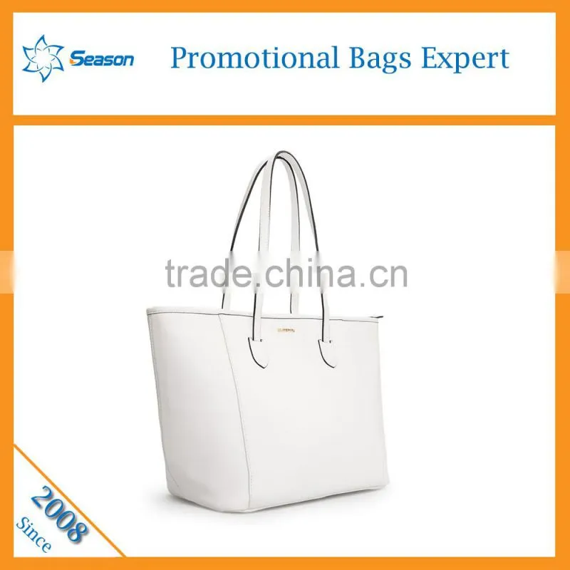 New stock PU leather handbags shoulder tote bag big size for ladies