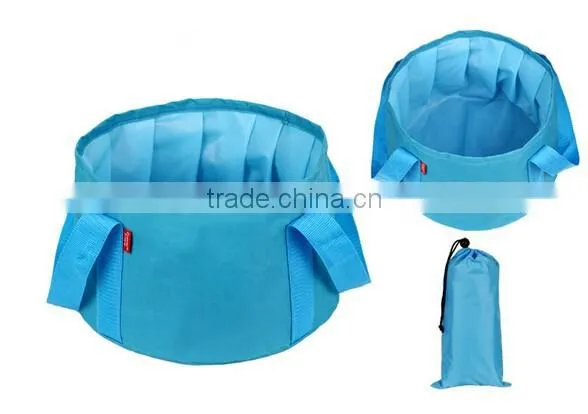Foldable Wash Basin Footbath Sink Water Bag Outdoor Camping Hiking