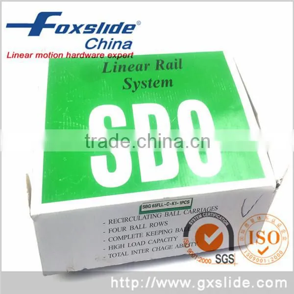High Quanlty SBG65L-C-K1linear rail guide bearing