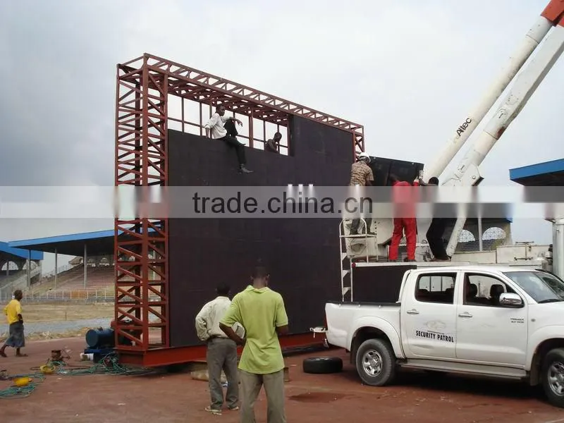 Big viewing angle giant volleyball football basketball soccer stadium perimeter led display