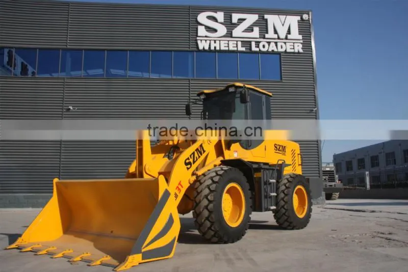 2015 HOT sale 3m3 bucket capacity with pilot control and air conditioner 5t wheel loader