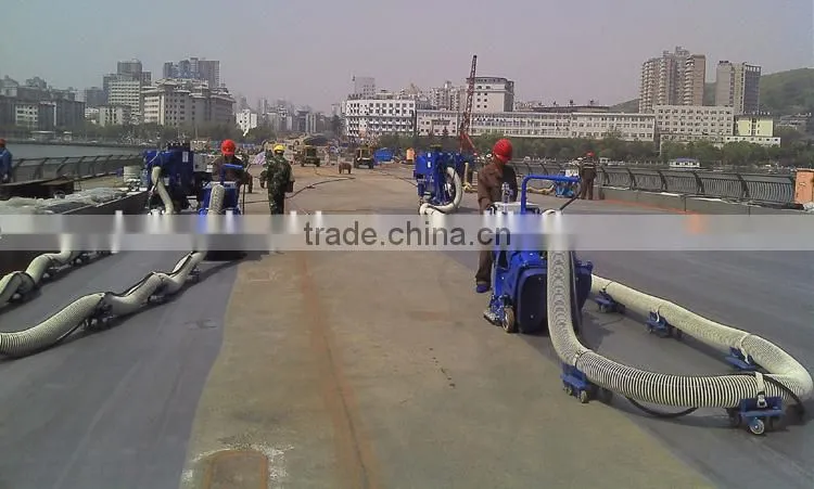 Floor surface shot blasting cleaning profiling machine