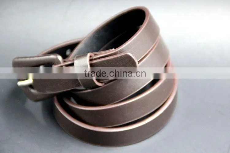 2015 new fashion multi-functional women narrow leather waist belt