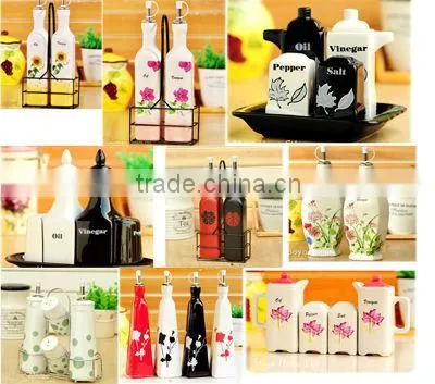 ceramic olive oil bottle