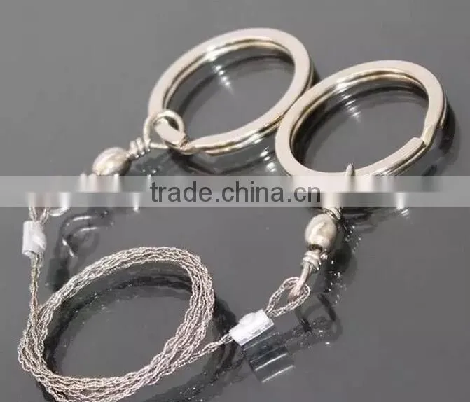 High quality Pocket Hand Survival Stainless Steel Wire Saw/ portable emergency camping survival tool handsaw