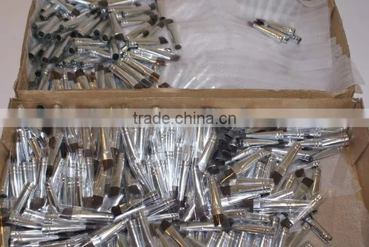 eyeshadow brush heads with ferrules,eye brush heads, hair heads with ferrules,makeup brush heads