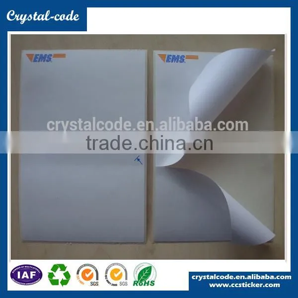 Sticker label printing self adhesive paper sheet a4 label paper a4 laser label